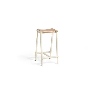 Taburete 8 low barstol 65 cm - Eggshell (vit) - HAY