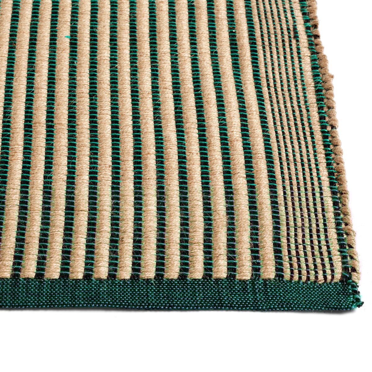 HAY Tapis matta 140x200 cm Black-green | Skandinavisk Design | Bomulls- & Trasmattor | Grön