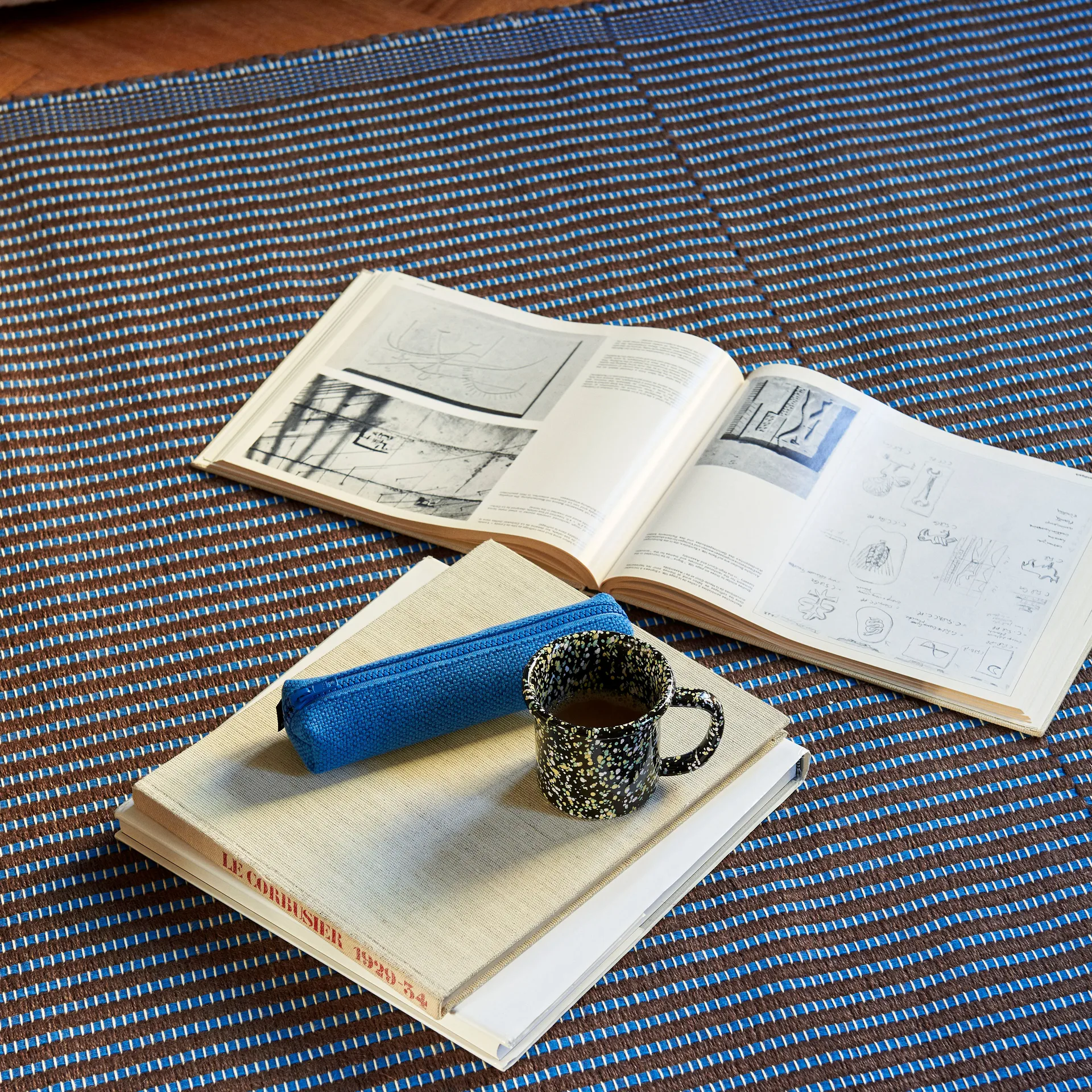 Tapis matta 140x200 cm, Chestnut-blue HAY