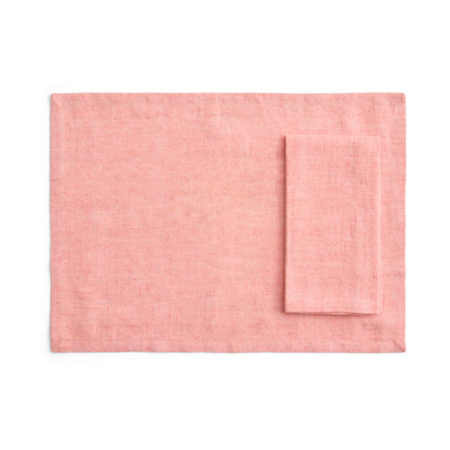 HAY Tavolo bordtablett/servett 4-pack Soft coral | Skandinavisk Design | Bordstabletter | Orange