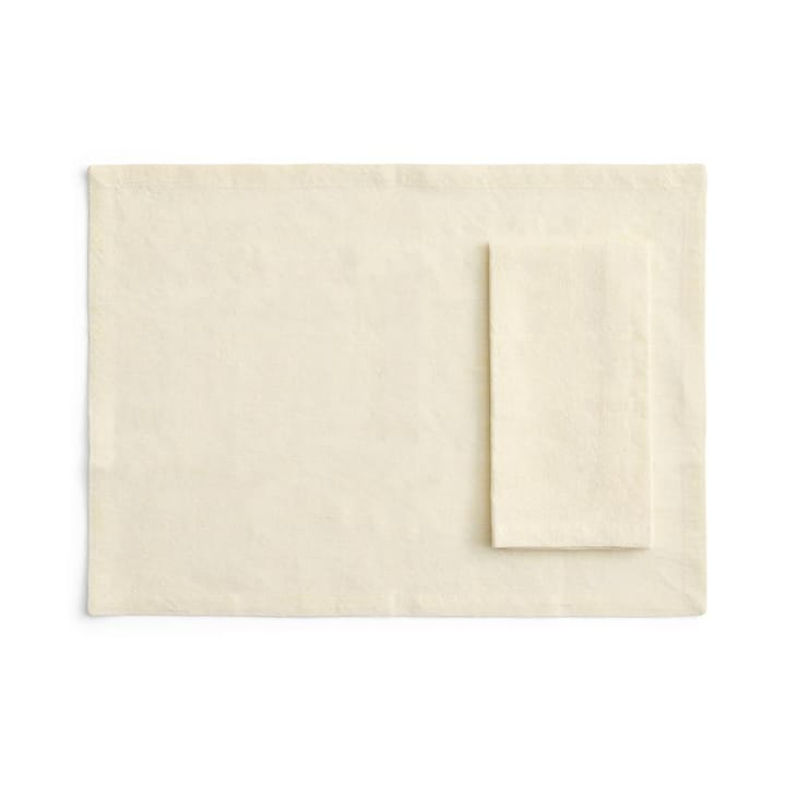 Tavolo bordtablett/servett 4-pack - Soft yellow - HAY