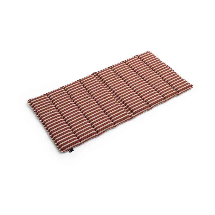 Terrazza Folding sittdyna - Terracotta bold stripe, 82x40 cm - HAY