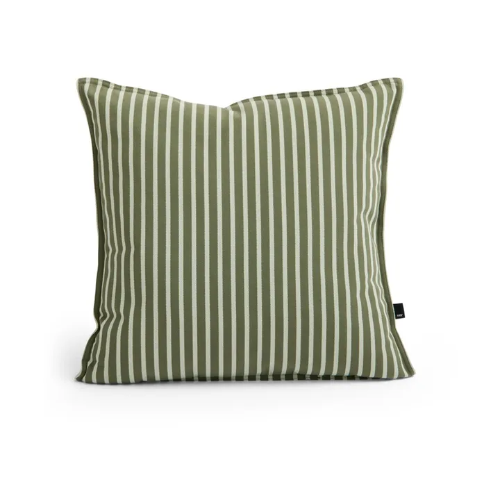 Terrazza kudde - Olive bold stripe, 50x50 cm - HAY