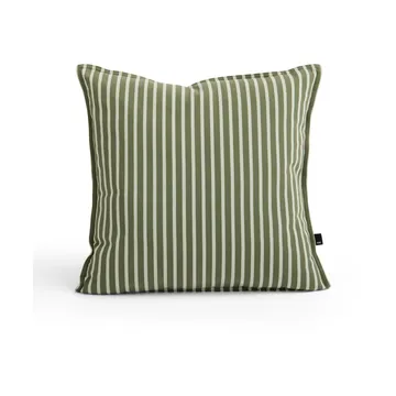 Terrazza kudde - Olive bold stripe, 50x50 cm - HAY