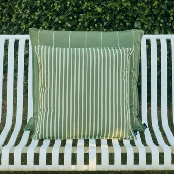 Terrazza kudde - Olive bold stripe, 50x50 cm - HAY