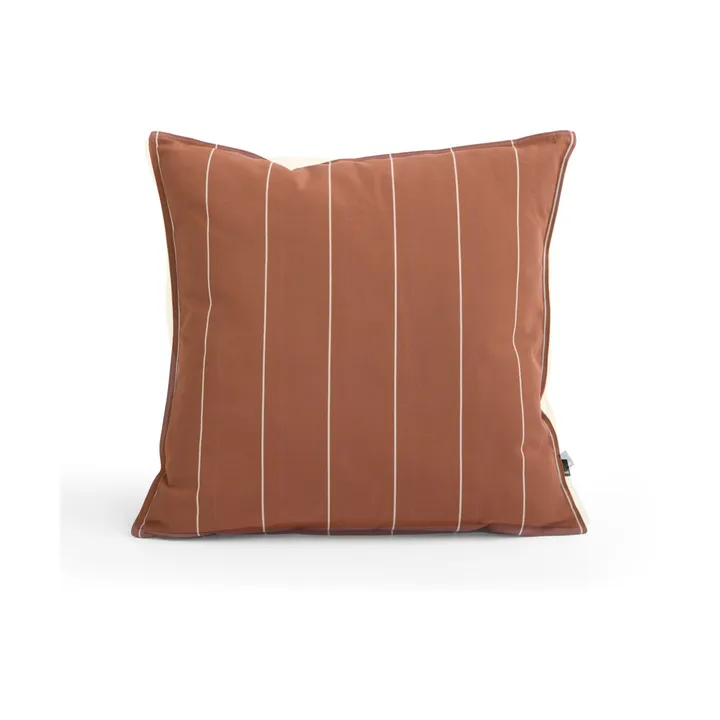 Terrazza kudde - Terracotta narrow stripe, 60x60 cm - HAY