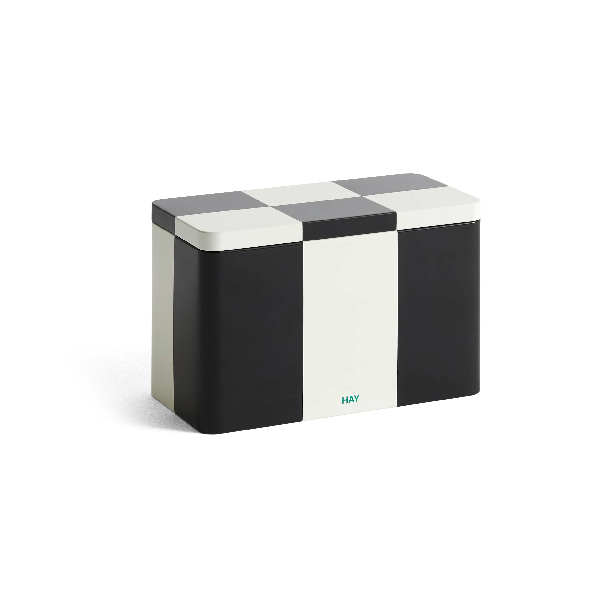 Tin Container förvaringsburk medium, Black-off