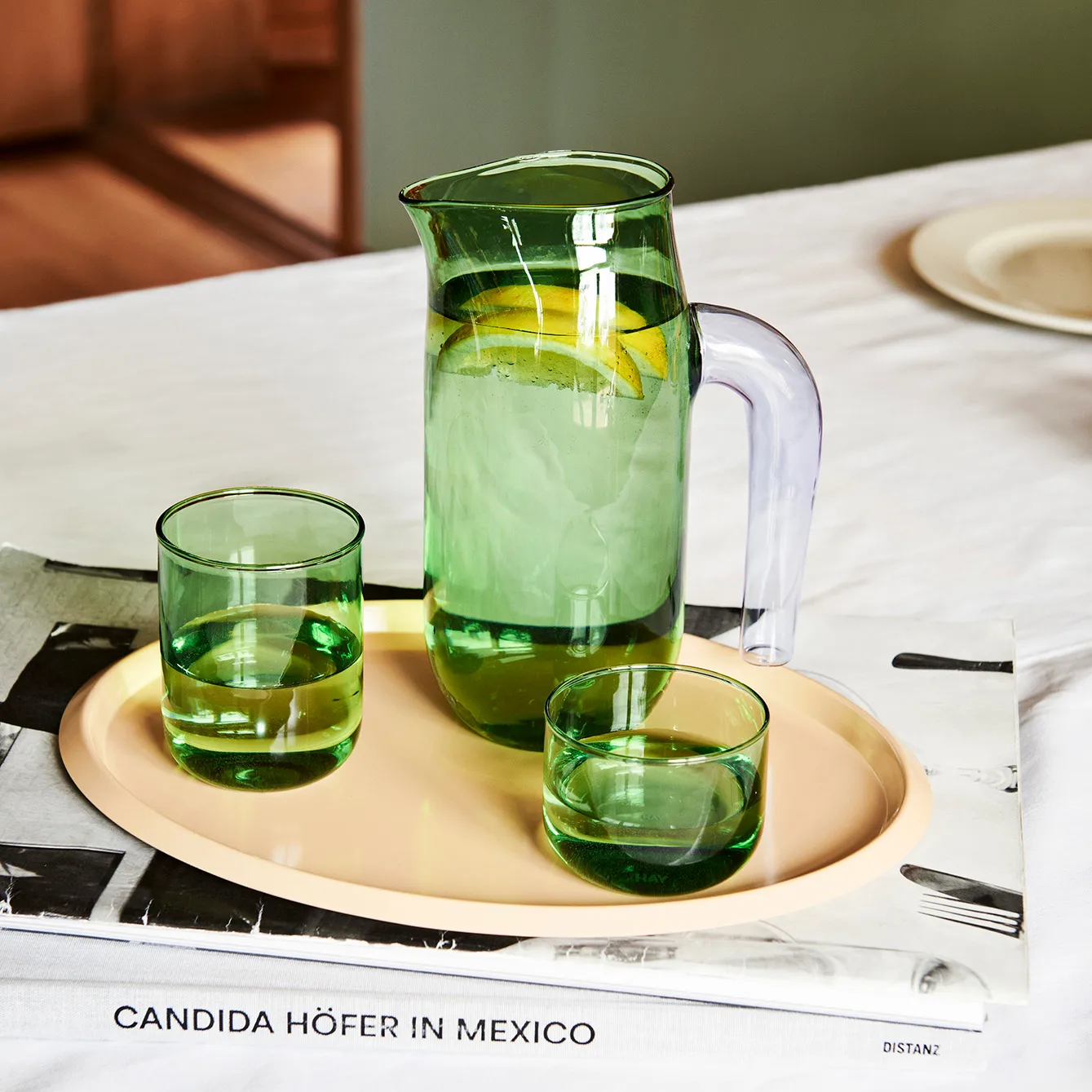 Tint tumblerglas 30 cl 2-pack, Green HAY