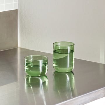 Tint tumblerglas 30 cl 2-pack - Green - HAY