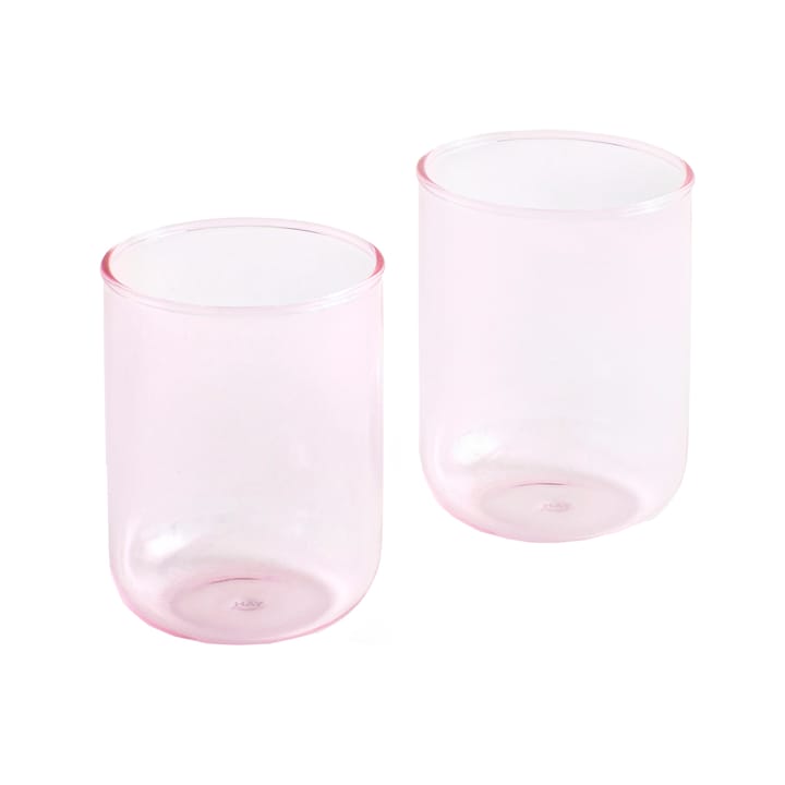 Tint tumblerglas 30 cl 2-pack - Pink - HAY