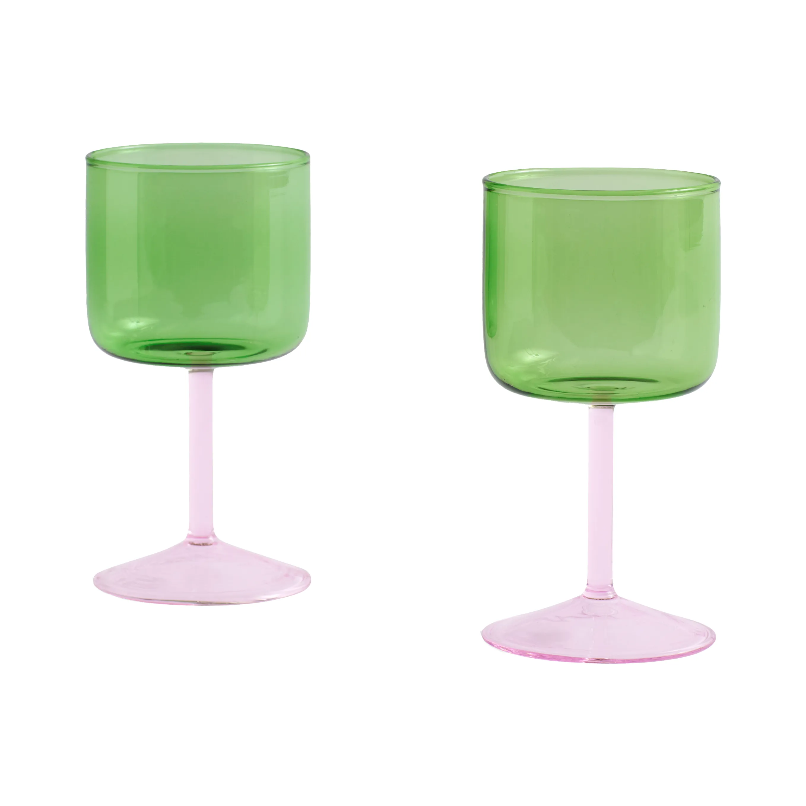 Tint vinglas 25 cl 2-pack, Grön