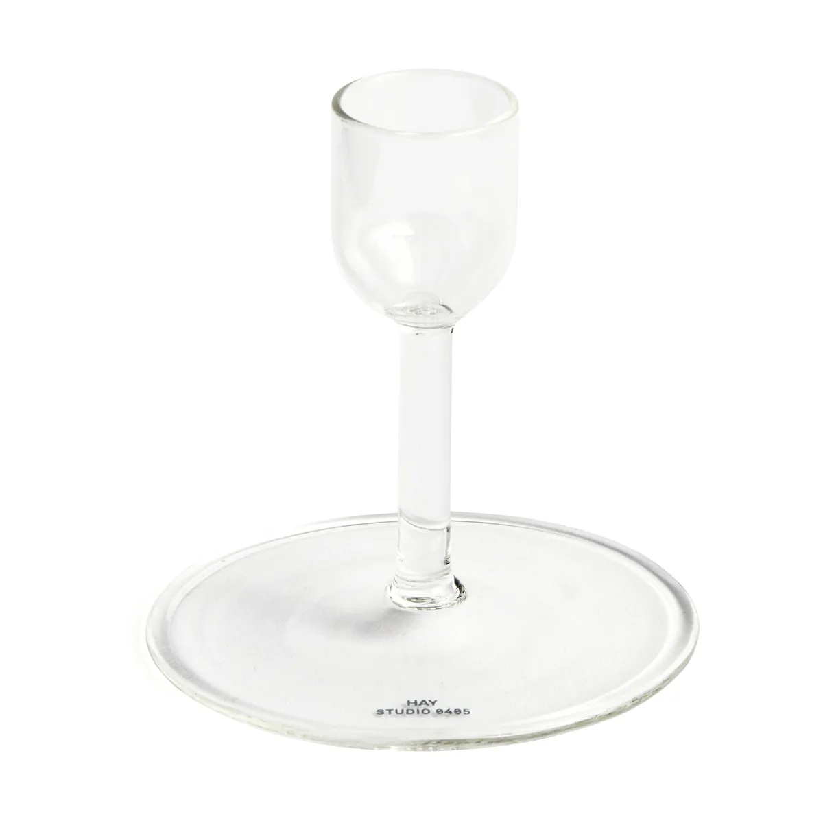 HAY Tiny ljusstake straight Clear