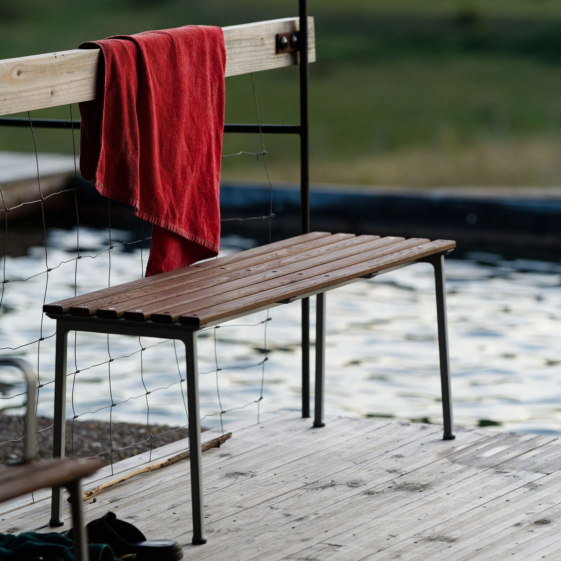 Traverse Bench 114 bänk, Oiled ash HAY