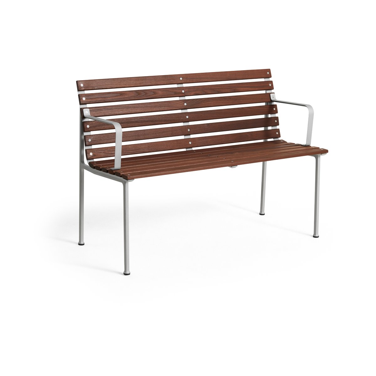 HAY Traverse Dining bänk med armstöd Oiled ash | Skandinavisk Design | Trädgårdsbänkar | Brun