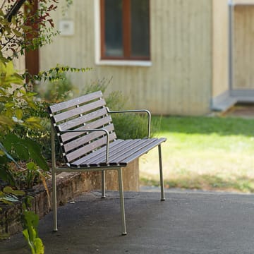 Traverse Dining bänk med armstöd - Oiled ash - HAY