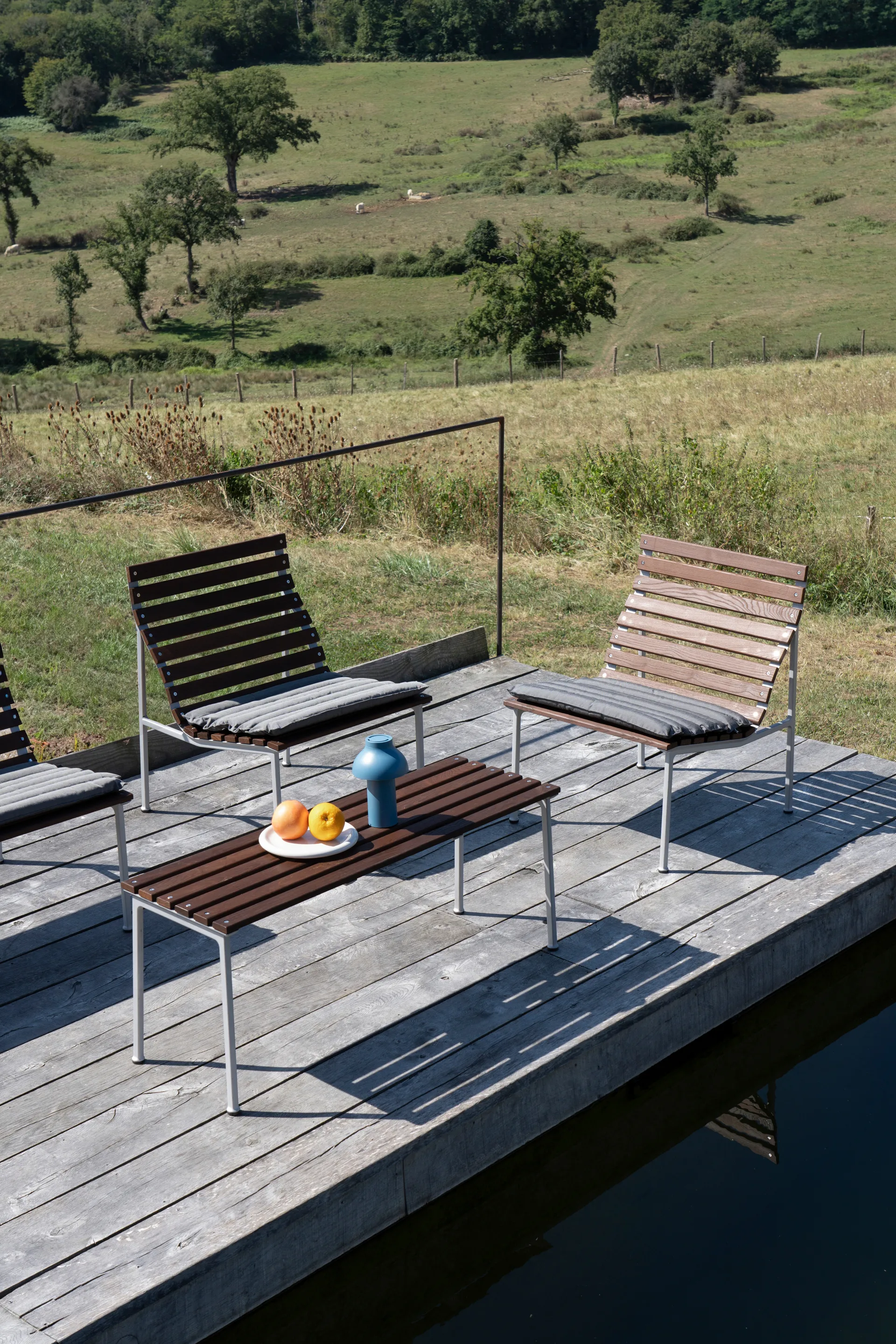 Traverse Quilted Armchair karmstolsdyna, Beige sand HAY