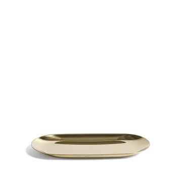 Tray bricka - golden, small - HAY