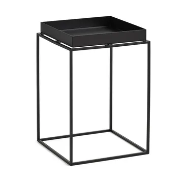 Tray Table medium brickbord - Black, 30x30x44 cm - HAY