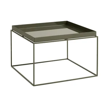 Tray Table medium brickbord - Olive green, 60x60x39 cm - HAY