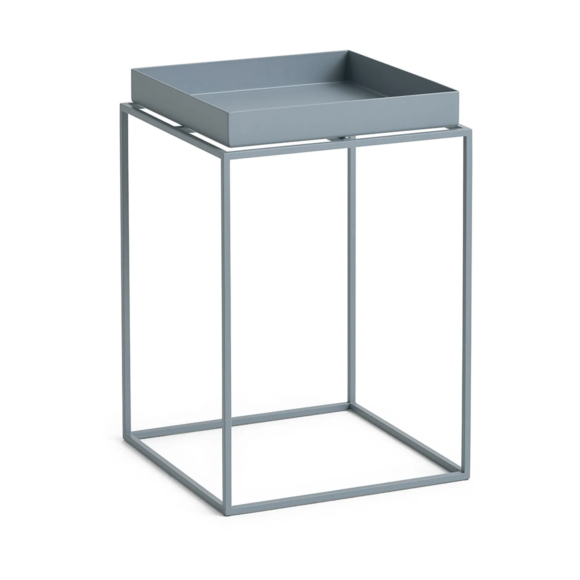 Tray Table medium brickbord, Pigeon blue, 30x30x44 cm HAY Tray Table medium brickbord, Pigeon blue, 30x30x44 cm HAY
