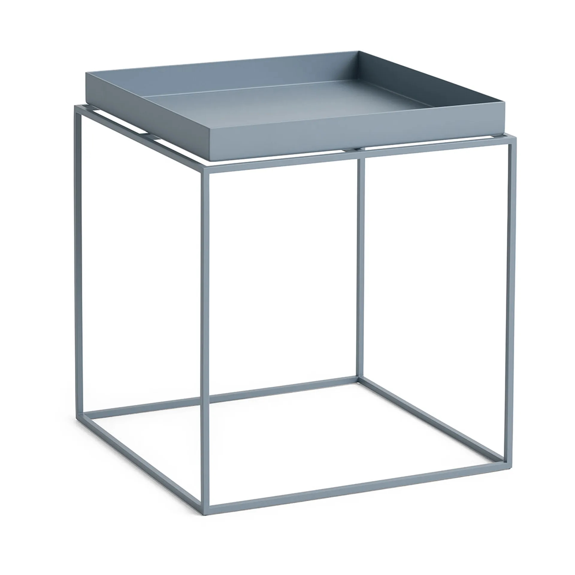 Tray Table medium brickbord, Pigeon blue, 40x40x44 cm HAY Tray Table medium brickbord, Pigeon blue, 40x40x44 cm HAY