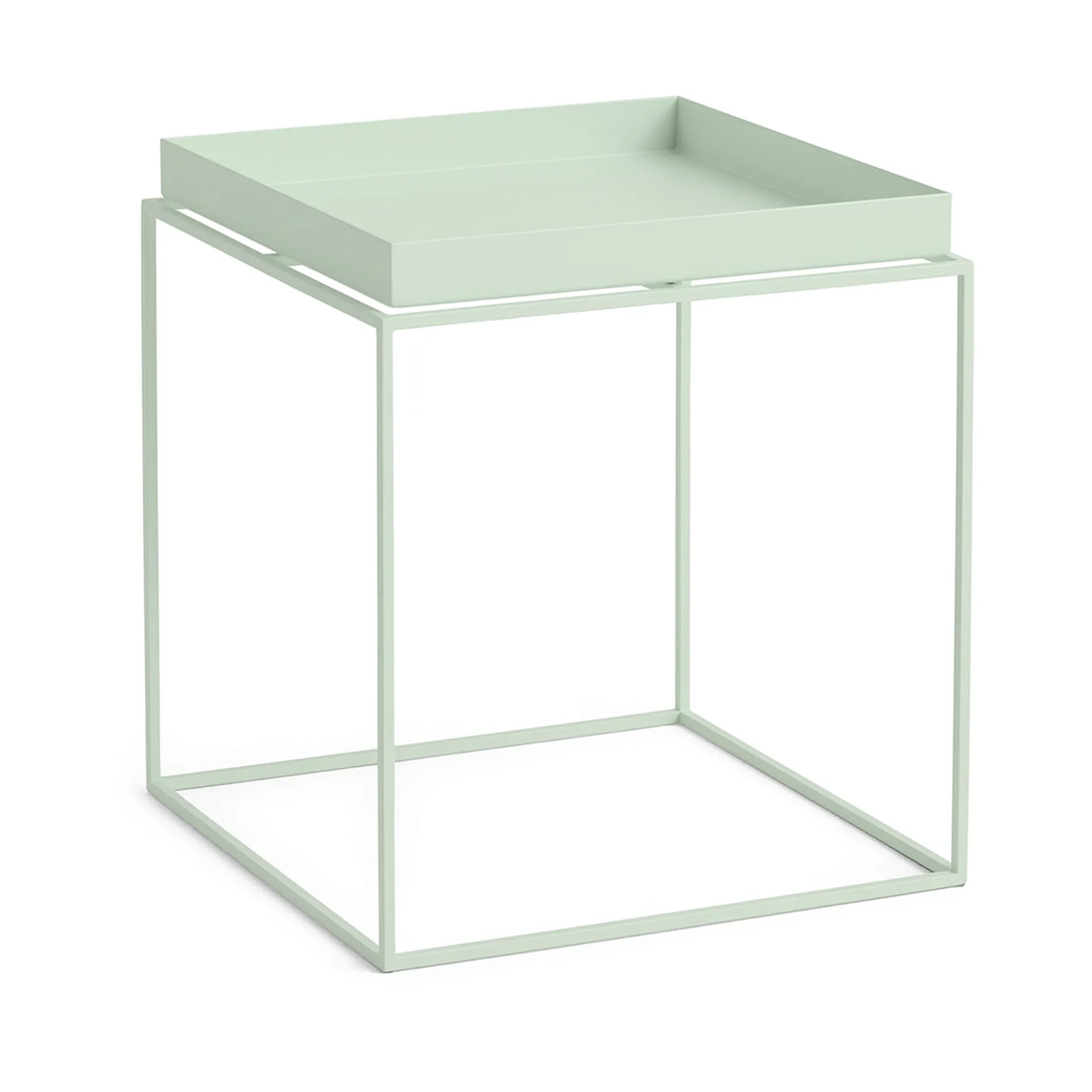 Tray Table medium brickbord, Soft mint, 40x40x44 cm HAY