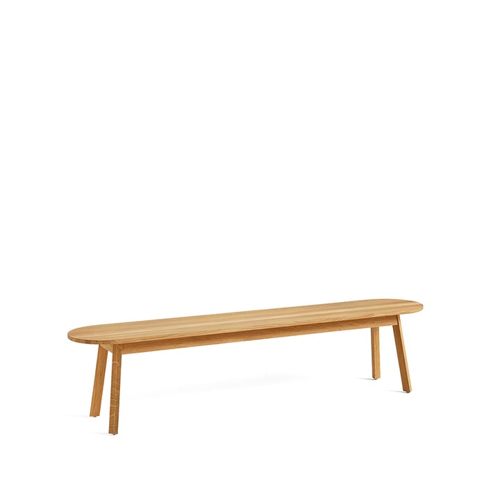 Triangle Leg bänk, ek olja, 200 cm HAY