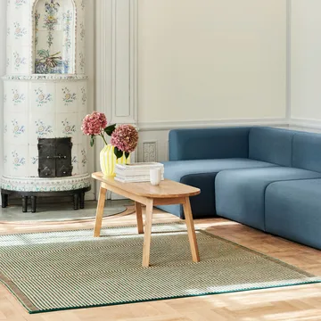 Triangle Leg bänk - Oljad ek, 150 cm - HAY