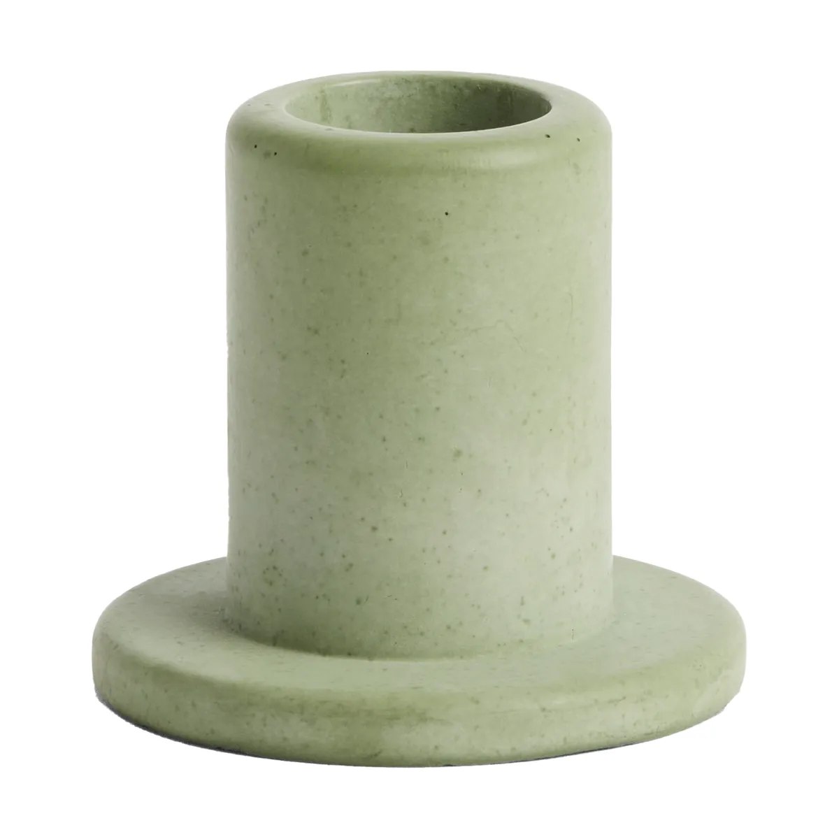 HAY Tube ljusstake betong 5,5 cm Dusty green