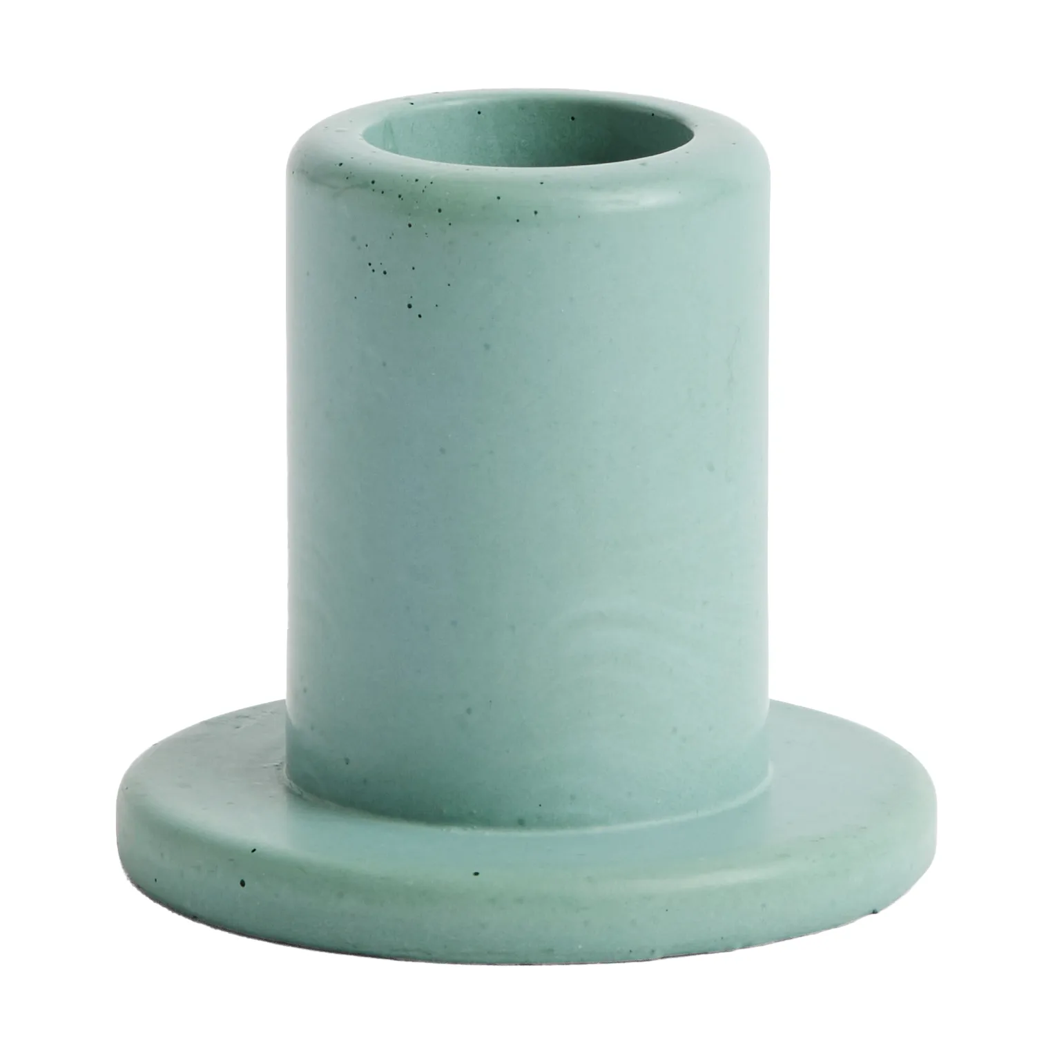 Tube ljusstake betong 5,5 cm, Emerald green HAY