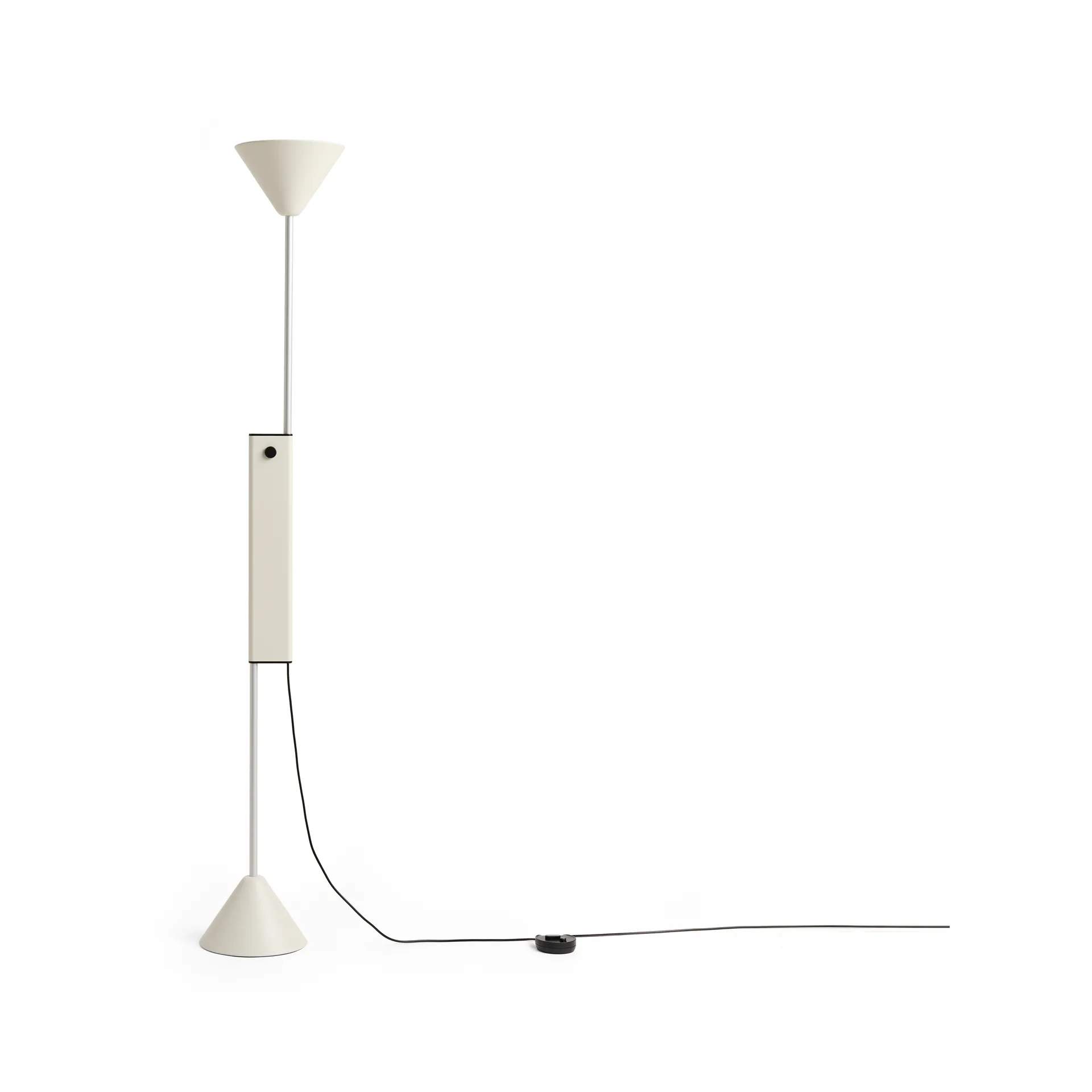 Twist golvlampa 200 cm, Cream white HAY