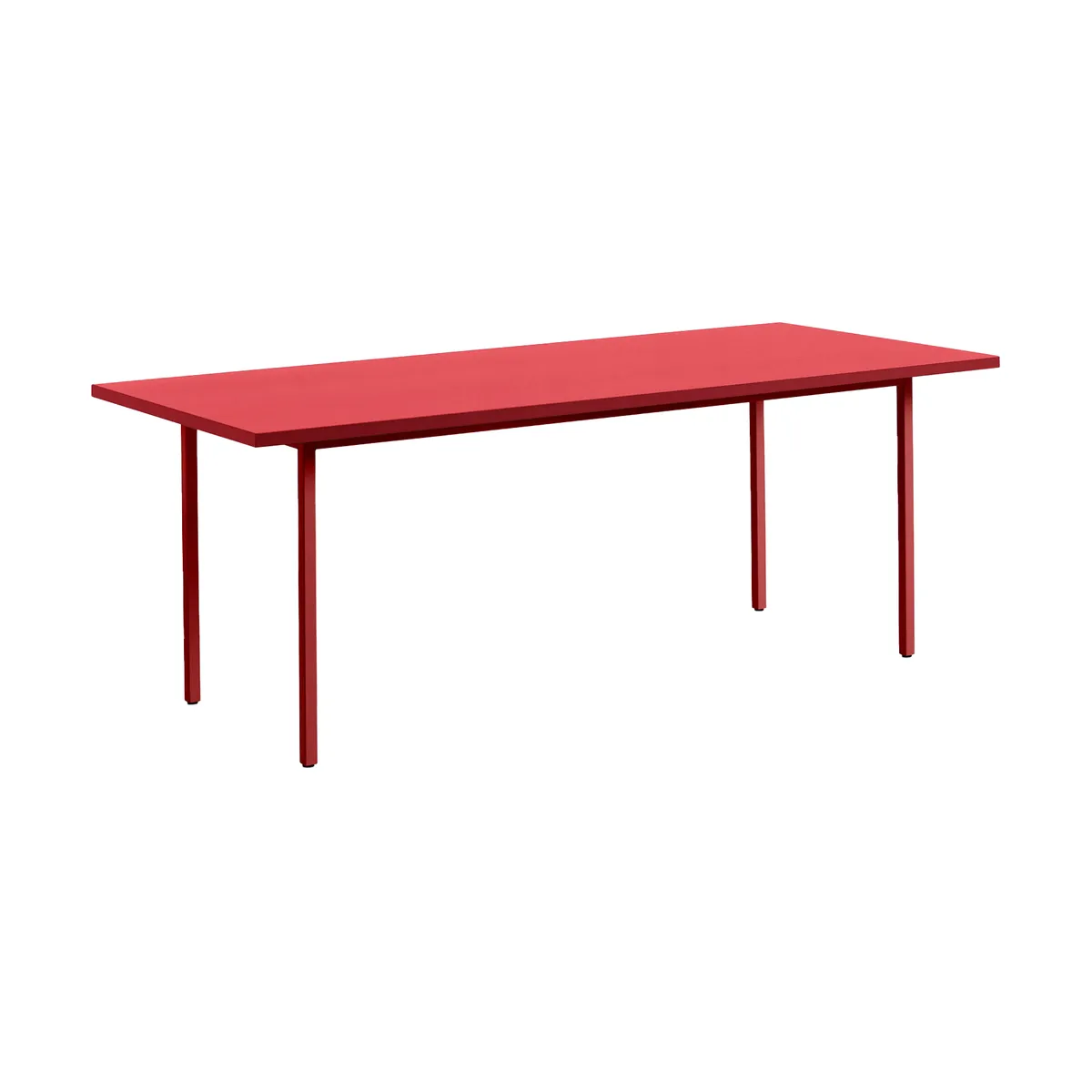HAY Two-Colour matbord Ø105 cm Maroon red-red