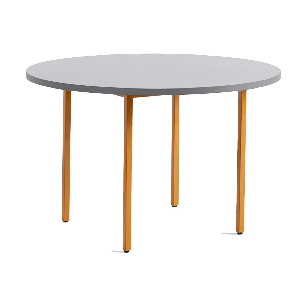 HAY Two-Colour matbord 120 cm Ochre-light grey | Skandinavisk Design | Matbord | Gul