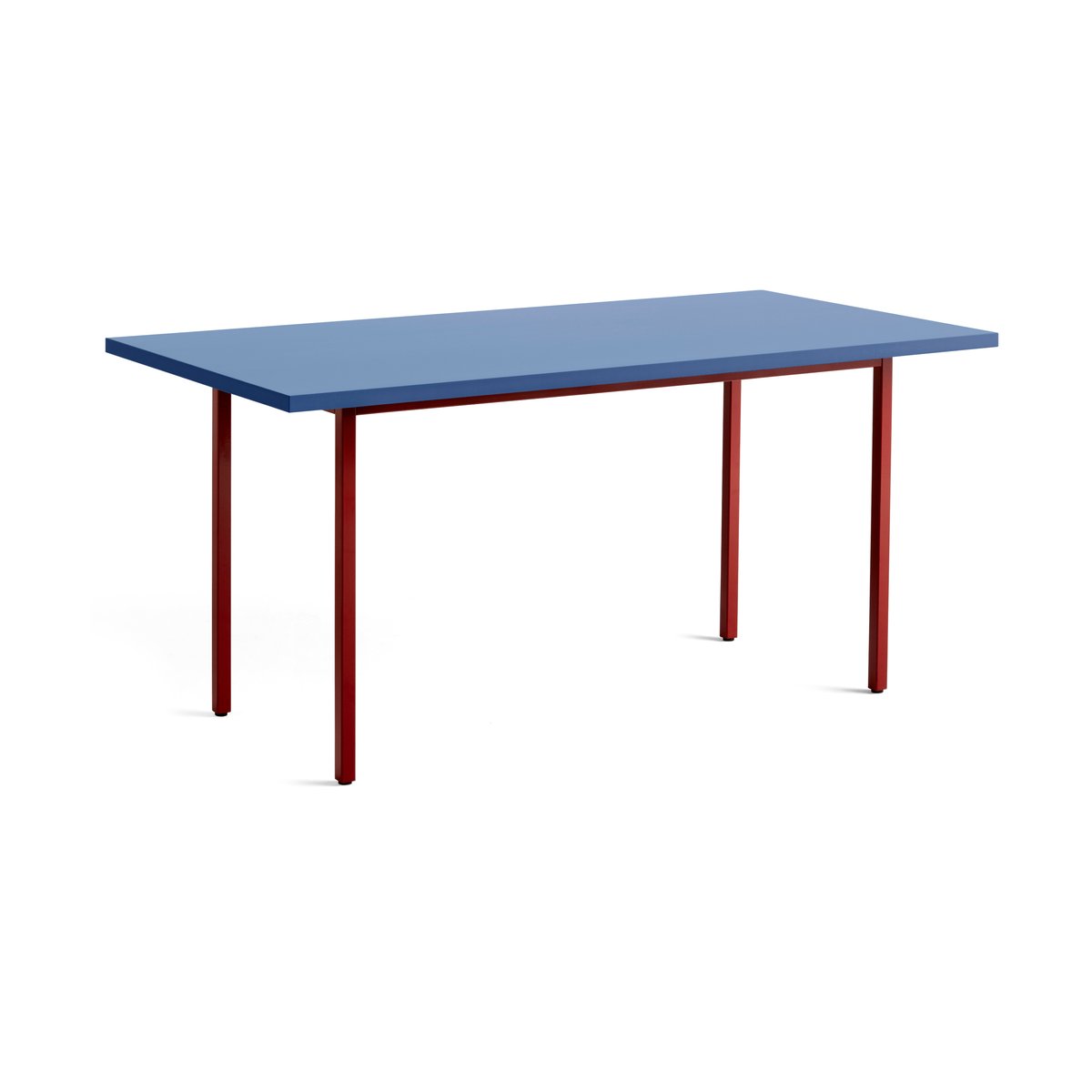 HAY Two-Colour matbord 82x160 cm Maroon red-blue | Skandinavisk Design | Matbord | Röd