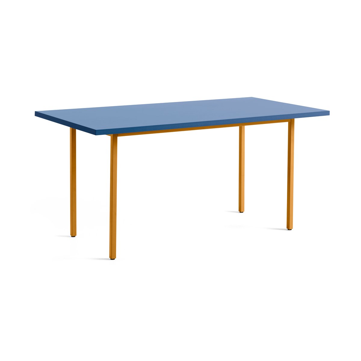 HAY Two-Colour matbord 82x160 cm Ochre-blue | Skandinavisk Design | Matbord | Gul