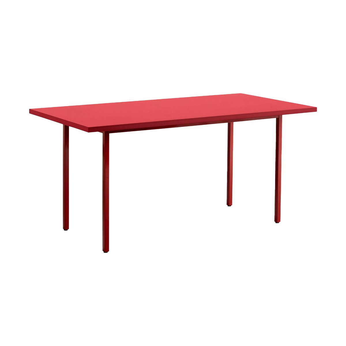 HAY Two-Colour matbord 90x240 cm Maroon red-red | Skandinavisk Design | Matbord | Röd