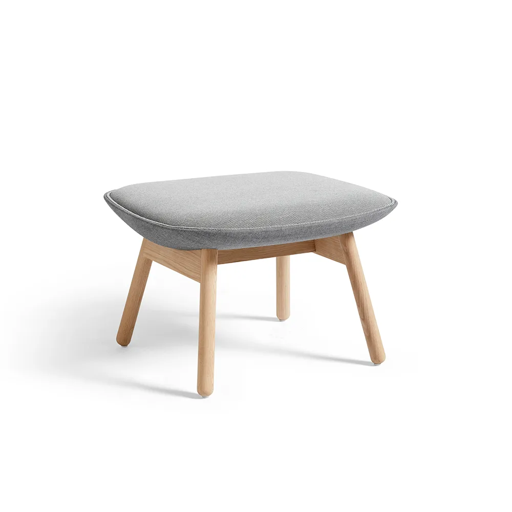 Uchiwa fotpall, Steelcut trio 133 grey-ek-baksida remix 143 HAY