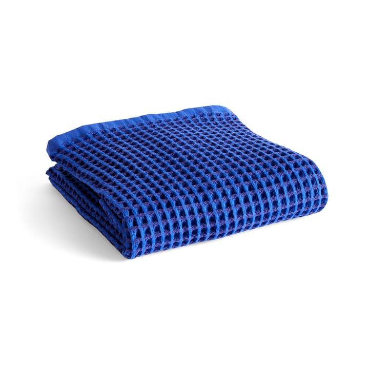 Waffle badhandduk 70x140 cm - Vibrant blue - HAY