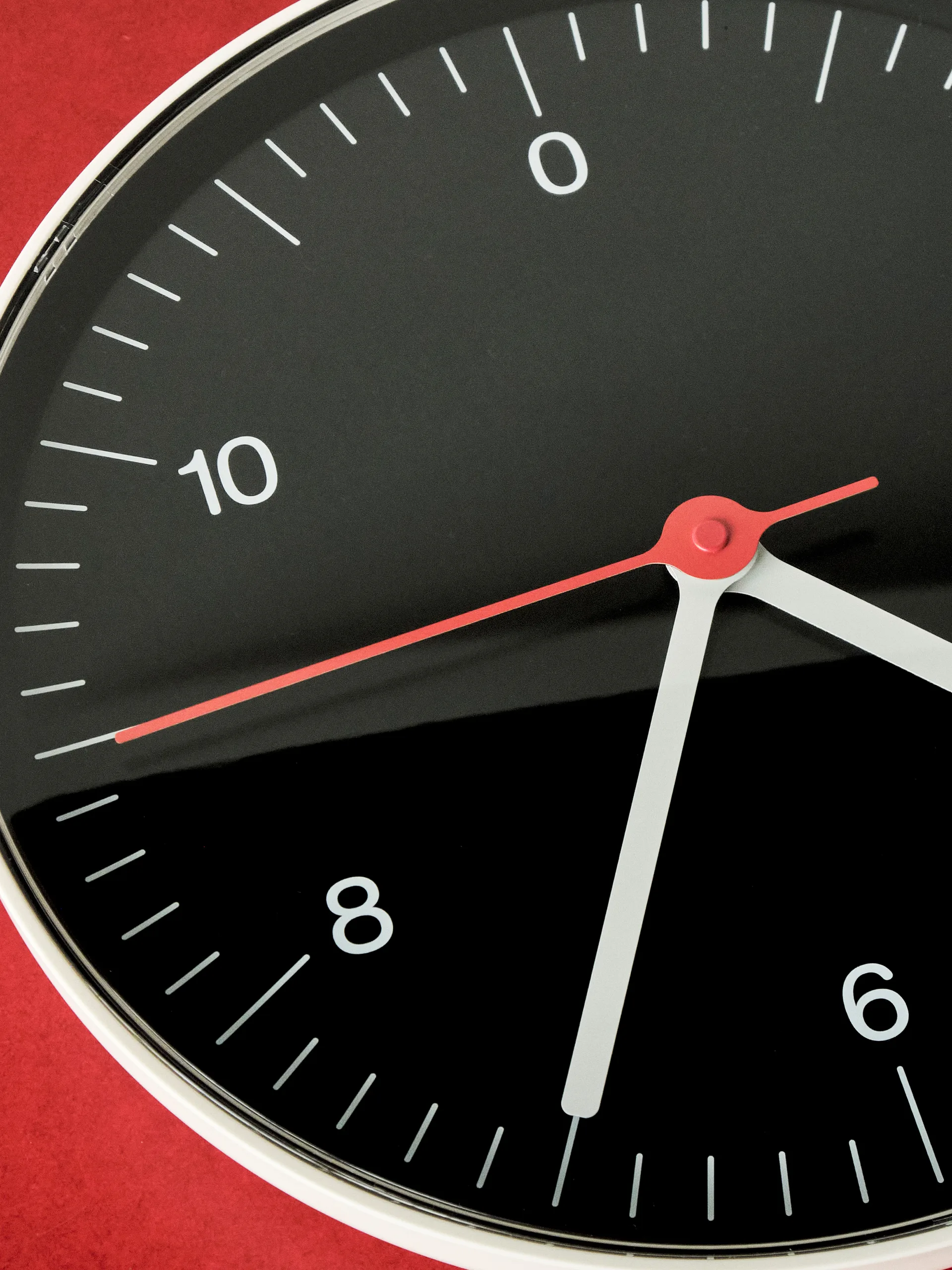 Wall Clock väggklocka Ø26,5 cm, Black HAY