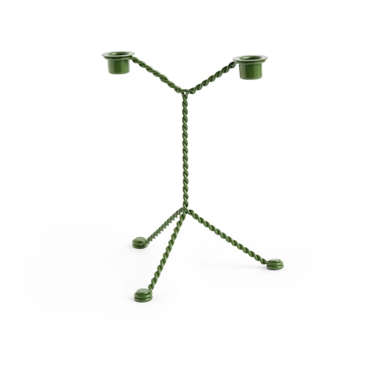 Wire ljusstake, Green HAY