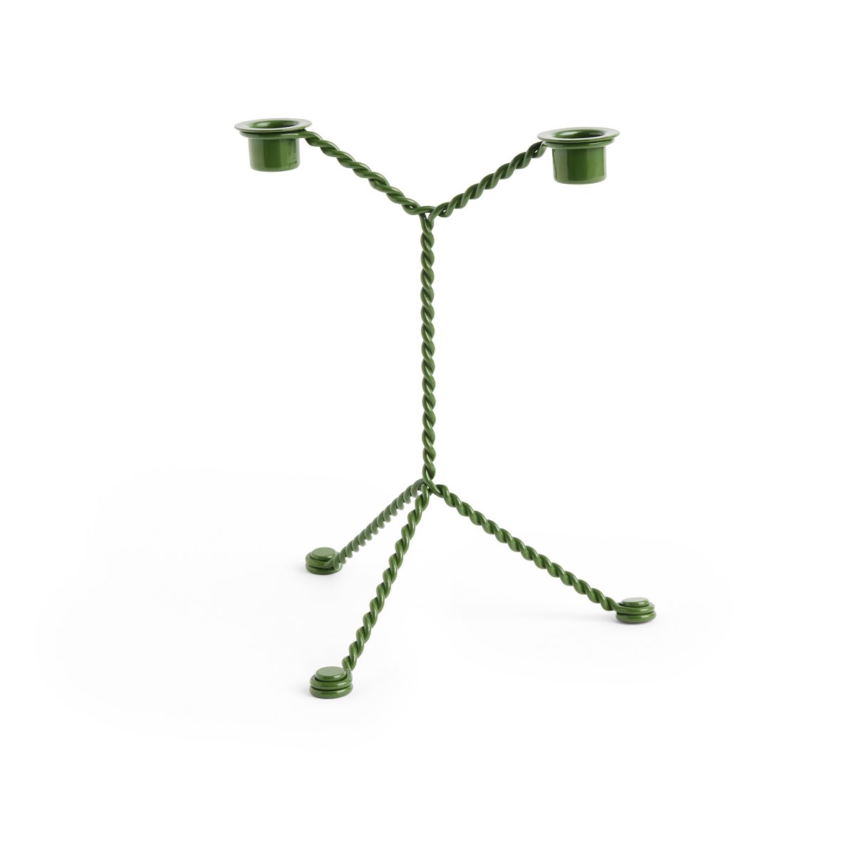 HAY Wire ljusstake Green | Skandinavisk Design | Ljuslyktor & Ljusfat | Grön