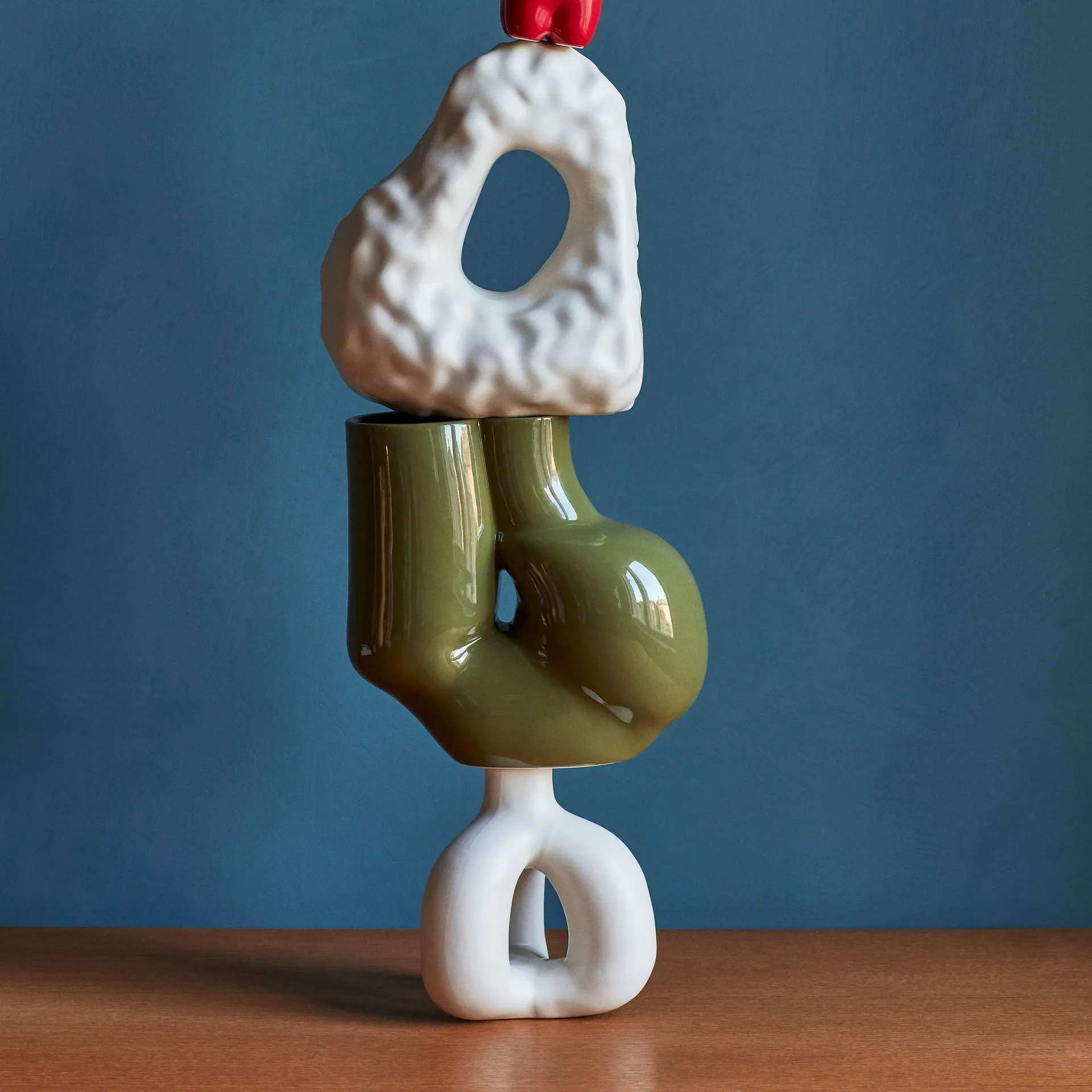 W&S Chubby vas, Olive green HAY