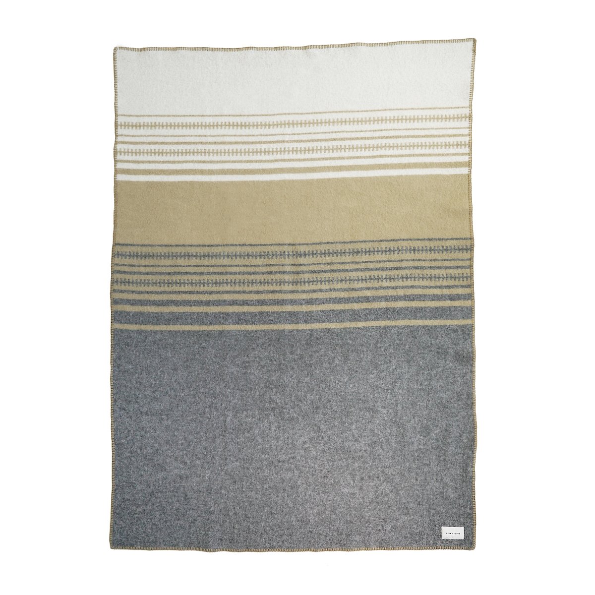 Hein Studio Aiyana pläd 130x180 cm No. 02 | Skandinavisk Design | Ullplädar & Ullfiltar | Beige