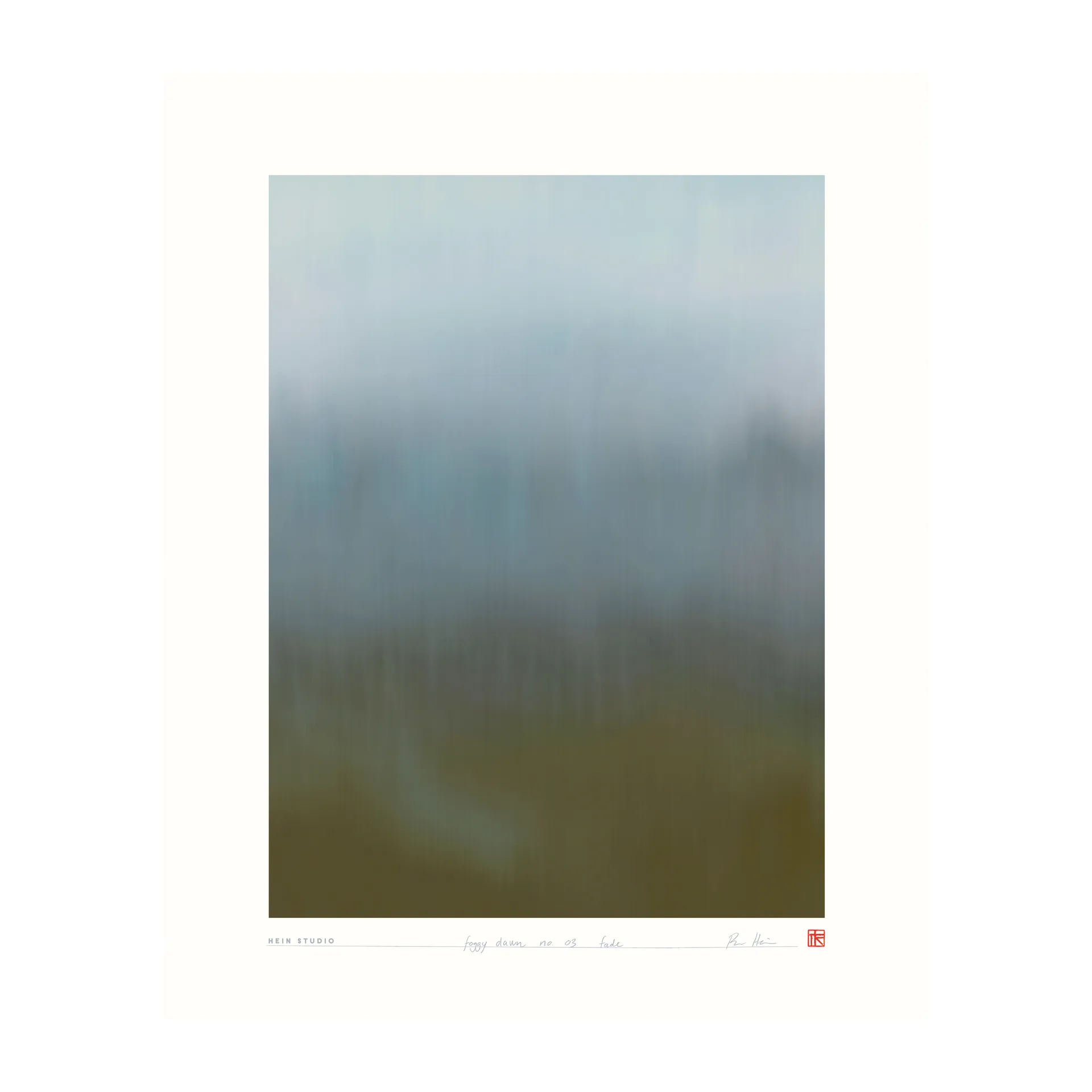 Foggy Dawn poster 40x50 cm, No. 03 Hein Studio