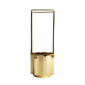 Ikebana vas 30 cm - Mässing - Hein Studio