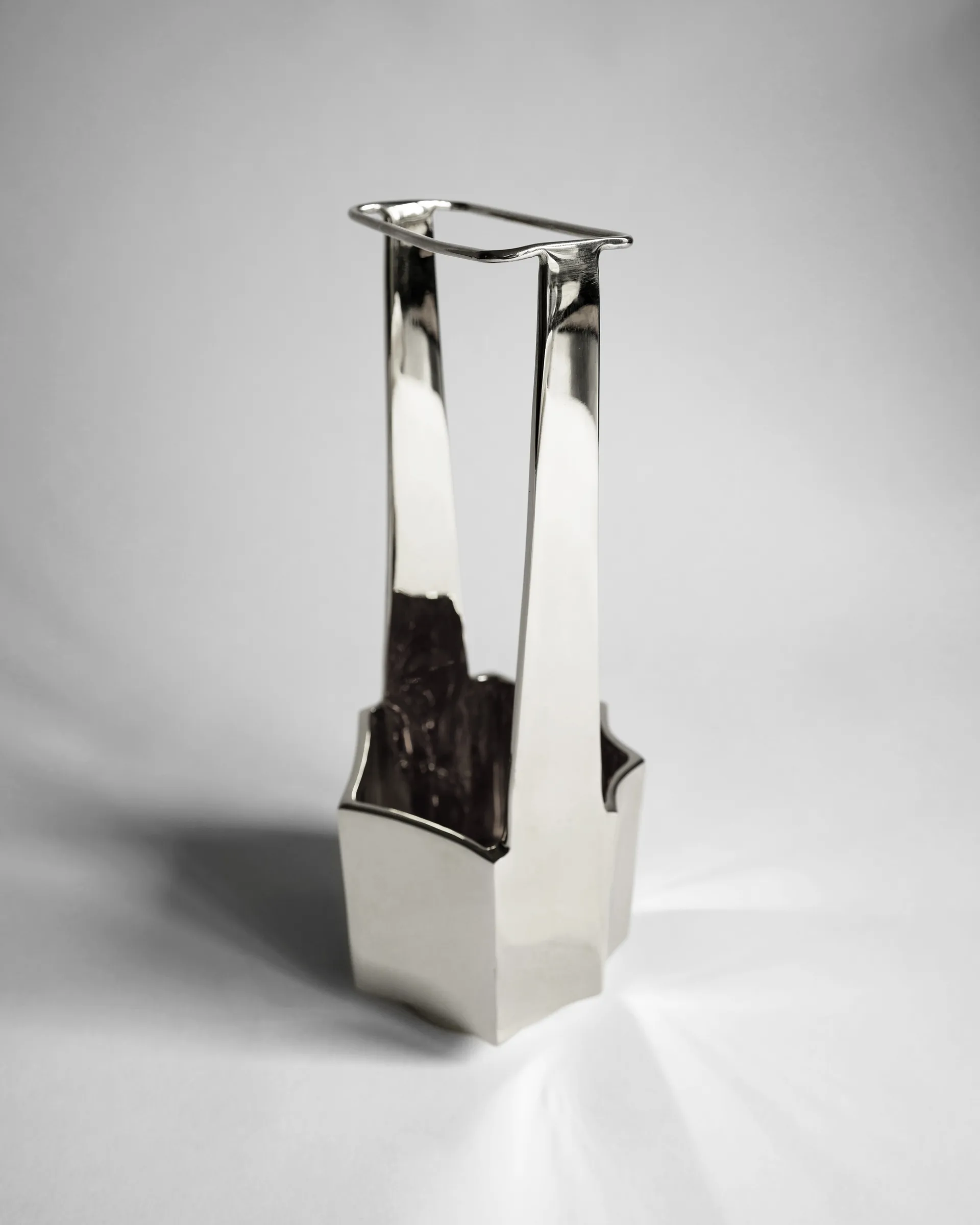 Ikebana vas 30 cm, Nickel Hein Studio