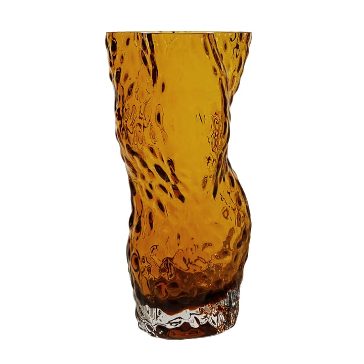 Ostrea Rock vas glas 30 cm - Amber - Hein Studio