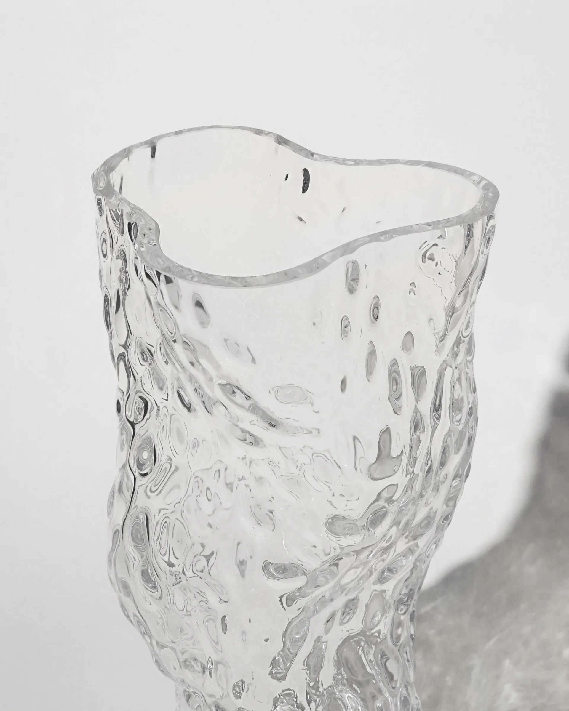 Ostrea Rock vas glas 30 cm, Clear Hein Studio