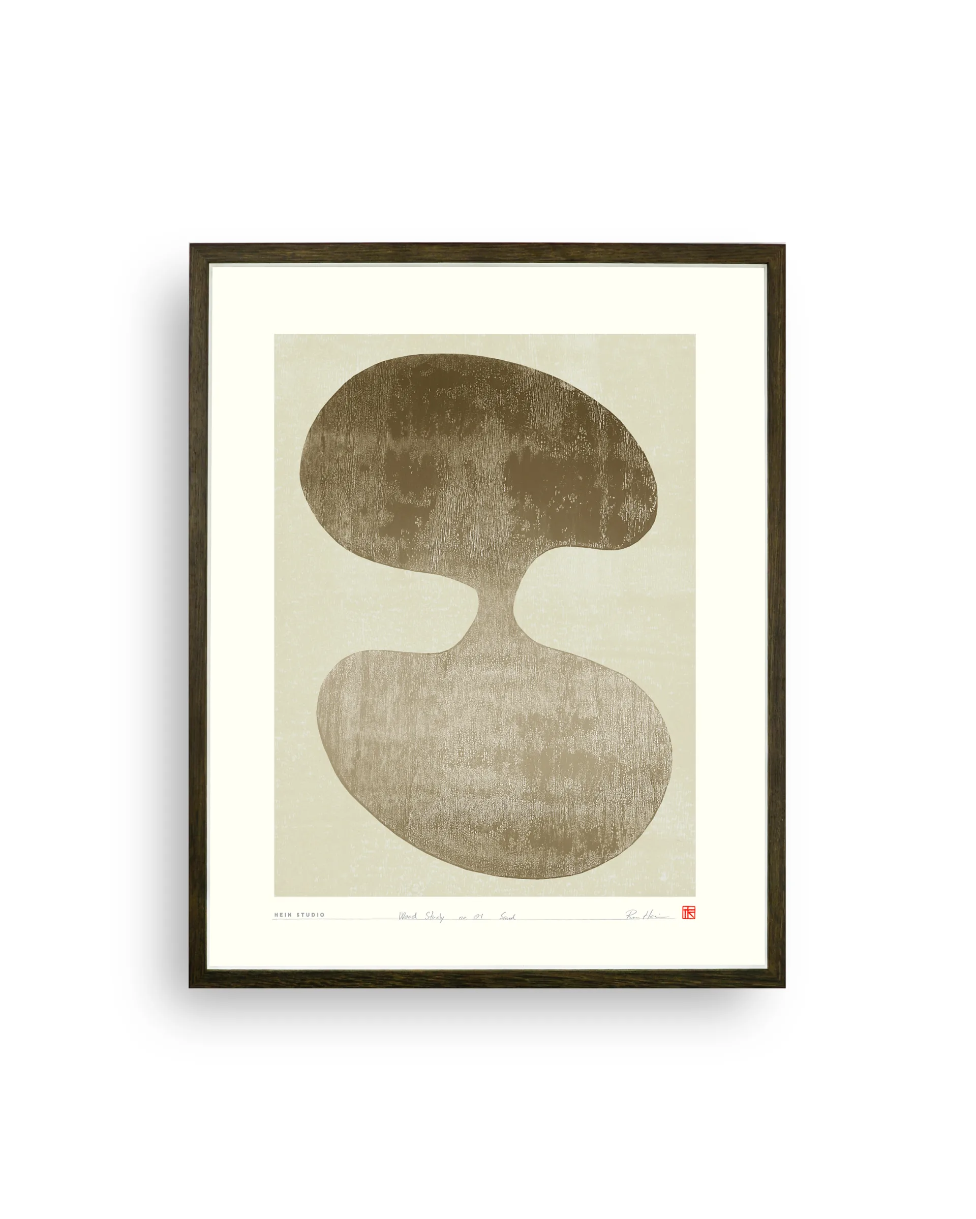 Wood Study poster 40x50 cm, No. 01 Hein Studio
