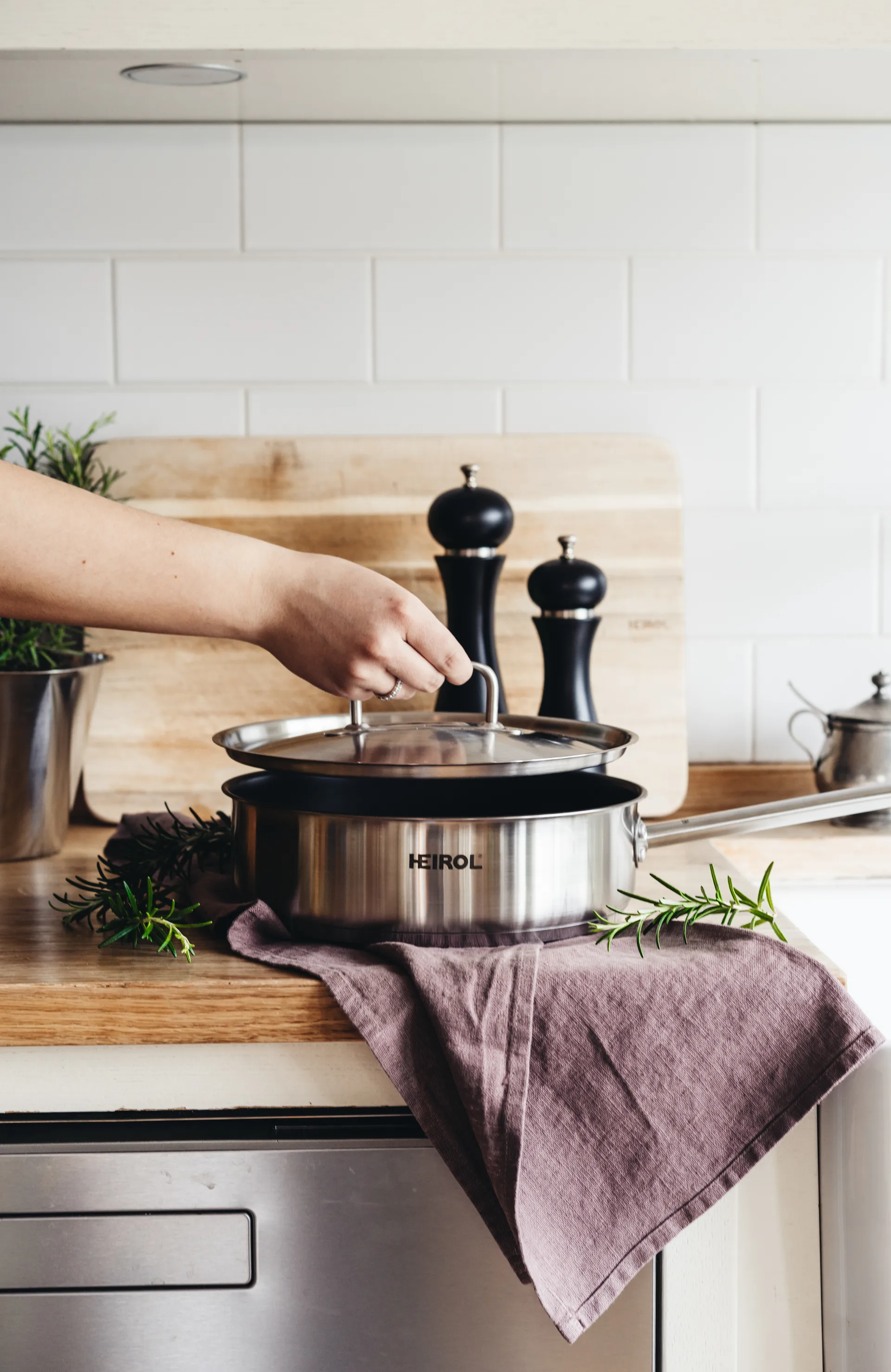 Heirol Cerasafe gryta med lock, 3 L Heirol